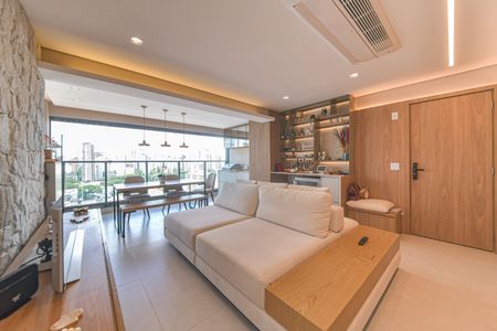 Sala de apartamento para alugar com 2 quartos, 73m² em Brooklin, São Paulo