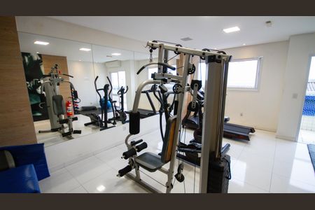 Área comum - Academia de apartamento para alugar com 1 quarto, 59m² em Guilhermina, Praia Grande