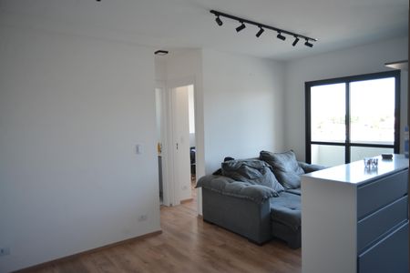 Sala de apartamento para alugar com 1 quarto, 45m² em Vila Aquilino, Santo André
