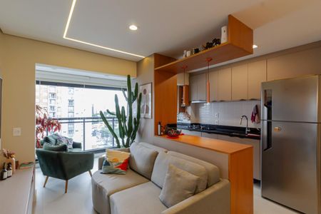 Sala de kitnet/studio à venda com 1 quarto, 56m² em Indianópolis, São Paulo