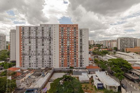 Varanda de kitnet/studio à venda com 1 quarto, 56m² em Indianópolis, São Paulo