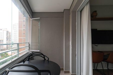 Varanda de kitnet/studio para alugar com 1 quarto, 22m² em Perdizes, São Paulo