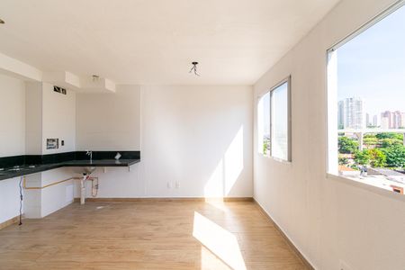 Sala de apartamento para alugar com 1 quarto, 32m² em Quinta da Paineira, São Paulo