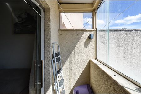 Varanda de apartamento à venda com 3 quartos, 80m² em Ana Lúcia, Belo Horizonte