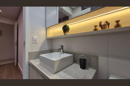 Apartamento à venda com 93m², 2 quartos e 3 vagasBanheiro da suíte