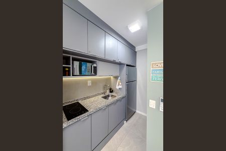 Studio à venda com 27m², 1 quarto e sem vaga Studio à venda com 27m², 1 quarto e sem vagaCozinha