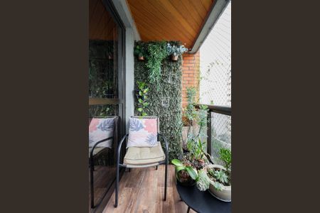 Varanda da Sala de apartamento à venda com 3 quartos, 143m² em Vila Andrade, São Paulo