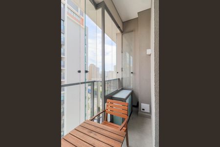 Studio para alugar com 25m², 1 quarto e sem vagaVaranda