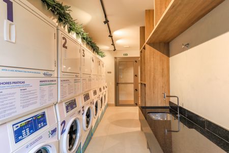 Studio para alugar com 25m², 1 quarto e sem vagaÁrea comum - Lavanderia
