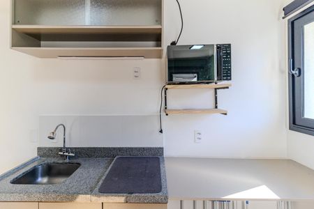 Studio para alugar com 24m², 1 quarto e sem vaga Studio para alugar com 24m², 1 quarto e sem vagaCozinha