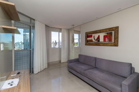 Sala de apartamento à venda com 3 quartos, 88m² em Santa Rosa, Belo Horizonte