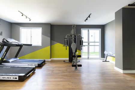 Apartamento para alugar com 35m², 2 quartos e sem vaga Apartamento para alugar com 35m², 2 quartos e sem vagaAcademia