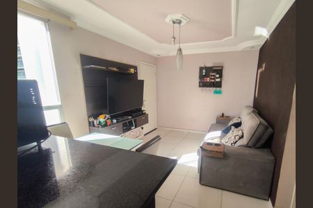 Sala de apartamento à venda com 2 quartos, 45m² em Sapucaias, Contagem