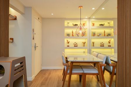 Sala de apartamento para alugar com 3 quartos, 55m² em Jardim Leonor, São Paulo