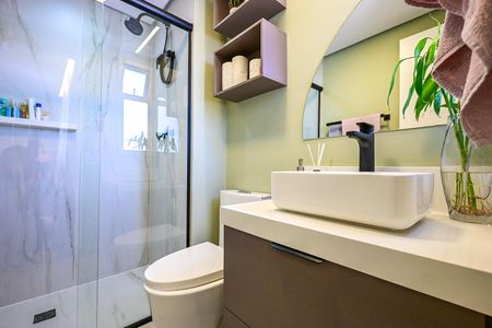 Apartamento à venda com 82m², 3 quartos e 1 vagaBanheiro Suíte 