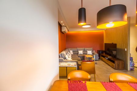Sala  de apartamento à venda com 3 quartos, 112m² em Empresarial 18 do Forte, Barueri