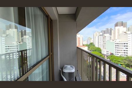 Apartamento para alugar com 22m², 1 quarto e sem vagaVaranda