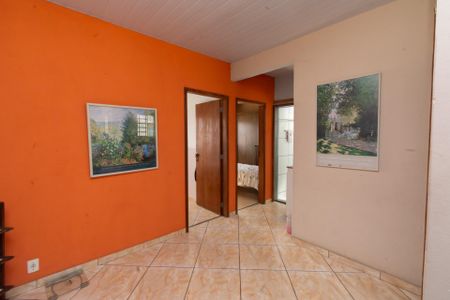 Hall de acesso aos quartos de casa à venda com 3 quartos, 186m² em Tres Barras, Contagem