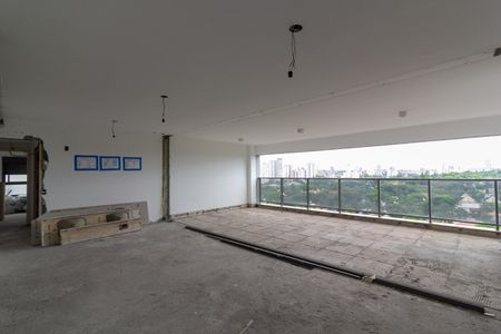 Sala de apartamento à venda com 3 quartos, 166m² em Campo Belo, São Paulo