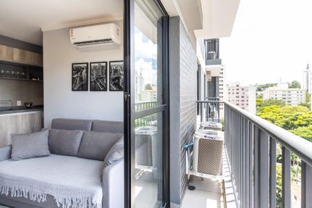 Varanda de apartamento para alugar com 1 quarto, 27m² em Perdizes, São Paulo