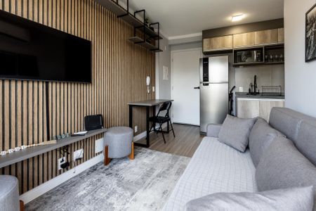 Sala de apartamento para alugar com 1 quarto, 27m² em Perdizes, São Paulo