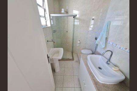 Banheiro  de apartamento à venda com 1 quarto, 29m² em Glória, Rio de Janeiro