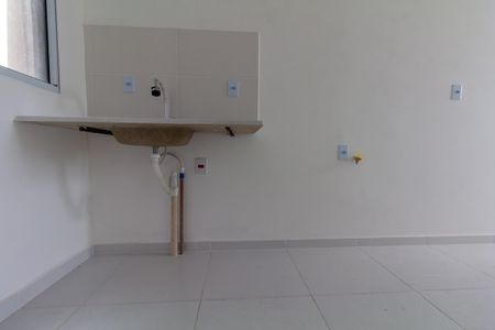 Sala, Cozinha e área de serviço de apartamento para alugar com 2 quartos, 36m² em Cidade Patriarca, São Paulo