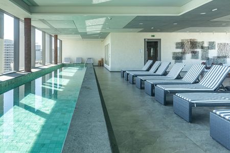 Studio para alugar com 30m², 1 quarto e sem vaga Studio para alugar com 30m², 1 quarto e sem vagaÁrea comum - Piscina