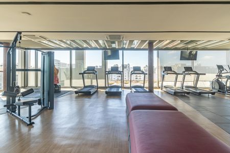 Studio para alugar com 30m², 1 quarto e sem vaga Studio para alugar com 30m², 1 quarto e sem vagaÁrea comum - Academia