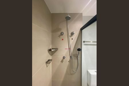 Studio para alugar com 30m², 1 quarto e sem vaga Studio para alugar com 30m², 1 quarto e sem vagaBanheiro