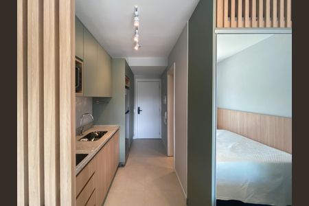 Studio para alugar com 30m², 1 quarto e sem vaga Studio para alugar com 30m², 1 quarto e sem vagaCozinha