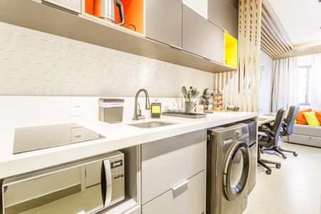 Studio à venda com 29m², 1 quarto e sem vagaCozinha