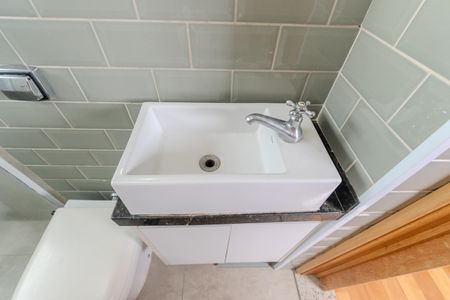 Banheiro de kitnet/studio à venda com 1 quarto, 37m² em Bela Vista, São Paulo