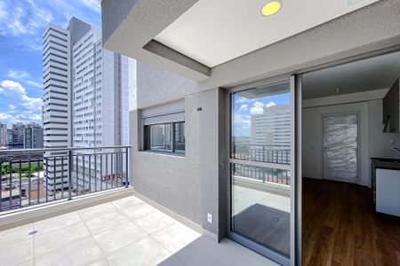 Varanda da Sala de apartamento à venda com 1 quarto, 40m² em Quarta Parada, São Paulo