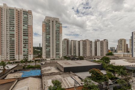 Vista da Sala de apartamento para alugar com 2 quartos, 32m² em Jardim Caravelas, São Paulo