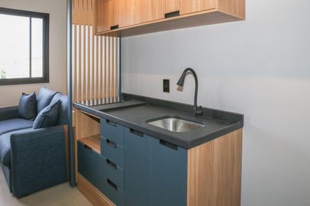 Apartamento para alugar com 24m², 1 quarto e sem vagaCozinha e Área de Serviço