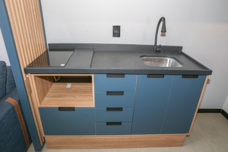 Apartamento para alugar com 24m², 1 quarto e sem vagaCozinha e Área de Serviço