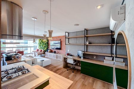 Sala de apartamento para alugar com 2 quartos, 101m² em Chácara Klabin, São Paulo