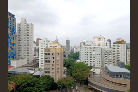 Vista da varanda de kitnet/studio para alugar com 1 quarto, 20m² em Pinheiros, São Paulo