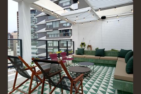 Studio para alugar com 20m², 1 quarto e sem vagaSalão de festas - rooftop