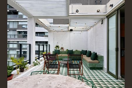Studio para alugar com 20m², 1 quarto e sem vagaSalão de festas - rooftop