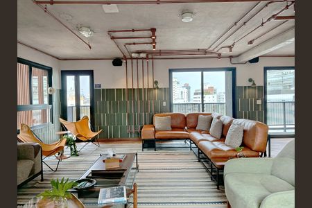 Studio à venda com 22m², 1 quarto e sem vagaEspaço convivência - rooftop