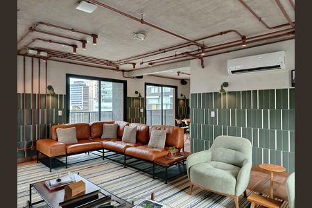 Studio à venda com 22m², 1 quarto e sem vagaEspaço convivência - rooftop