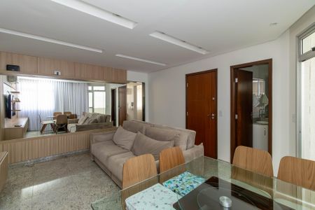 Sala de apartamento para alugar com 3 quartos, 98m² em Castelo, Belo Horizonte