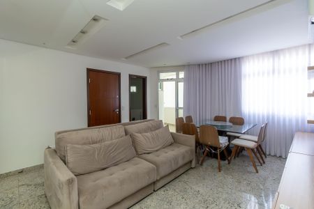 Sala de apartamento para alugar com 3 quartos, 98m² em Castelo, Belo Horizonte