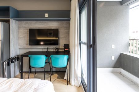 Studio para alugar com 26m², 1 quarto e sem vaga Studio para alugar com 26m², 1 quarto e sem vagaQuarto