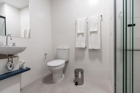 Studio para alugar com 26m², 1 quarto e sem vaga Studio para alugar com 26m², 1 quarto e sem vagaBanheiro