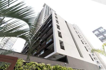 Studio para alugar com 26m², 1 quarto e sem vaga Studio para alugar com 26m², 1 quarto e sem vagaFachada do Bloco