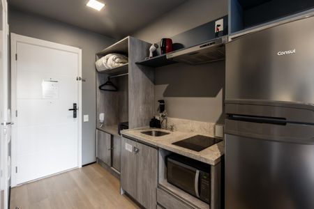 Studio para alugar com 26m², 1 quarto e sem vaga Studio para alugar com 26m², 1 quarto e sem vagaCozinha
