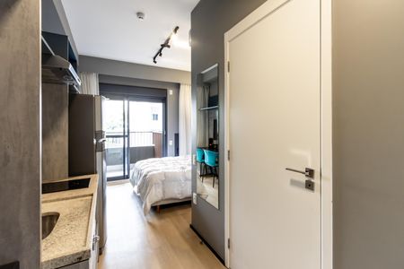 Studio para alugar com 26m², 1 quarto e sem vaga Studio para alugar com 26m², 1 quarto e sem vagaCozinha